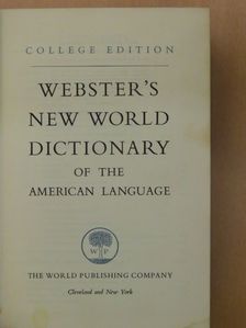 Webster's New World Dictionary of the American Language [antikvár]