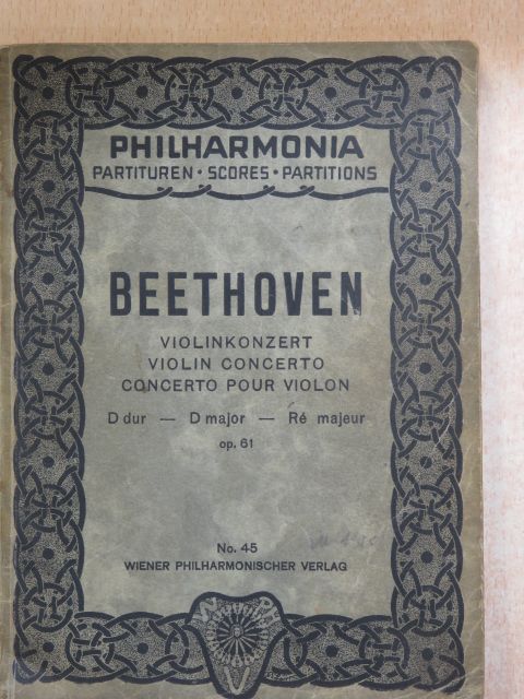 Beethoven - Violinkonzert [antikvár]