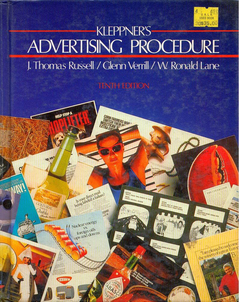 J. Thomas Russel, Glenn Verrill, W. Ronald Lane - Kleppner's Advertising Procedure [antikvár]