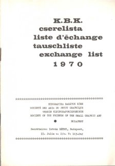 K.B.K. cserelista [antikvár]