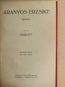 Marlitt - Aranyos Erzsike [antikvár]