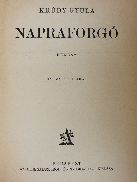 Krúdy Gyula - Napraforgó [antikvár]