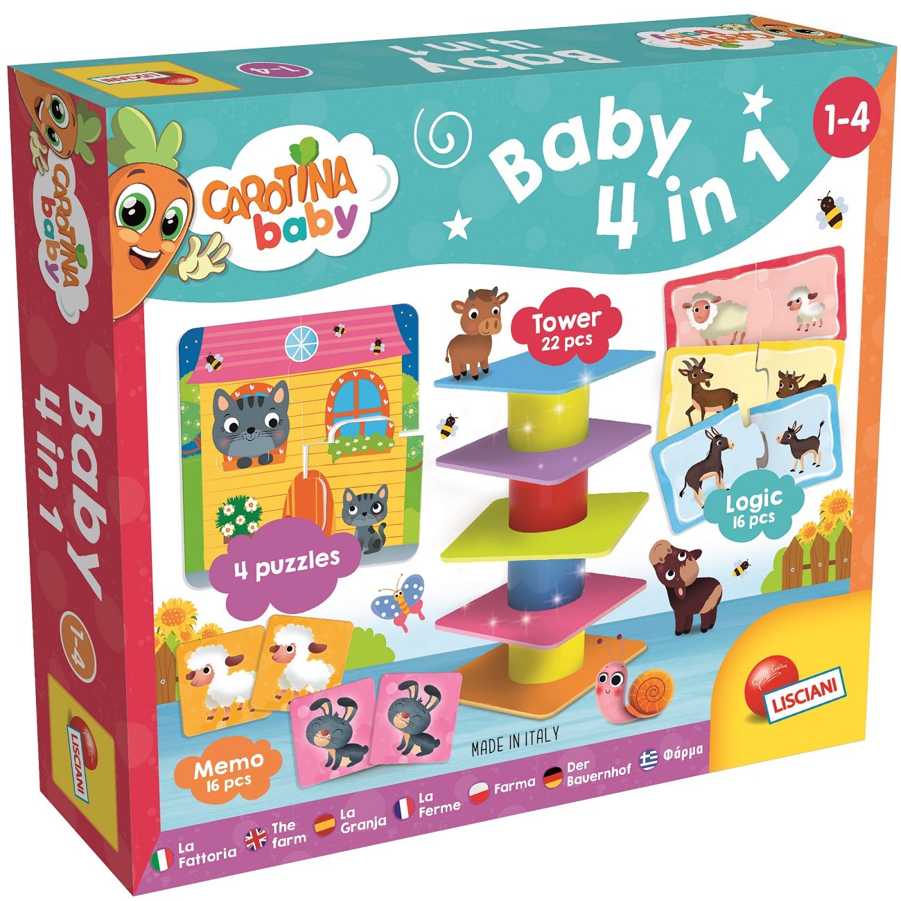 LIS79872 - Carotina baby 4 in 1 játék