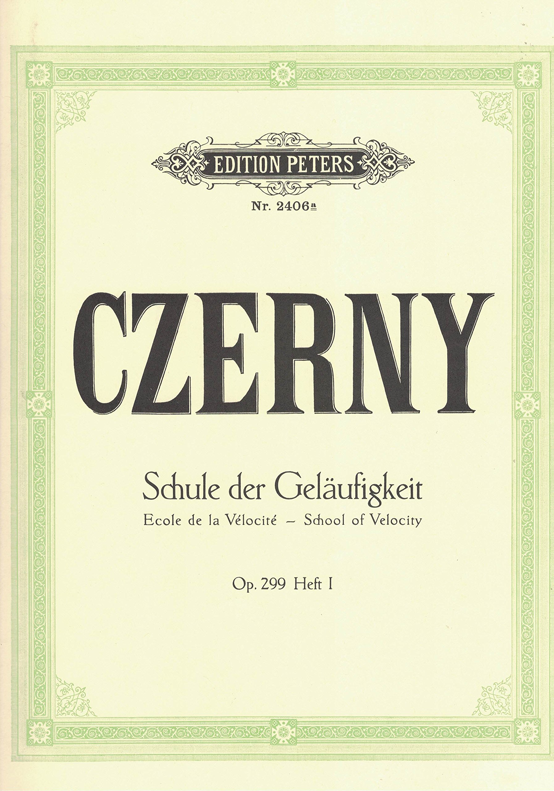CZERNY - SCHULE DER GELAEUFIGKEIT OP.299 KLAVIER