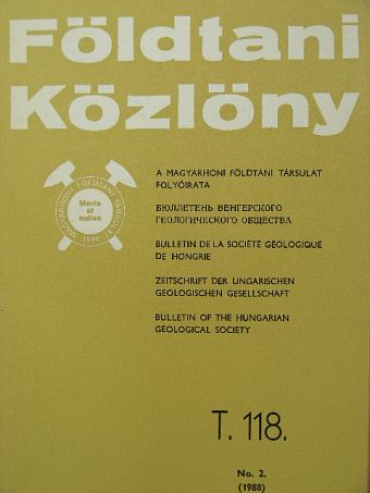 Bérczi István - Földtani Közlöny 1988/2. [antikvár]