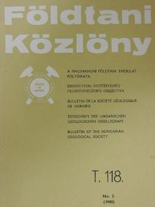 Bérczi István - Földtani Közlöny 1988/2. [antikvár]