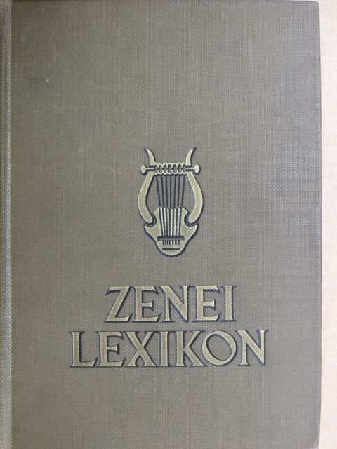 Zenei Lexikon I. (töredék) [antikvár]