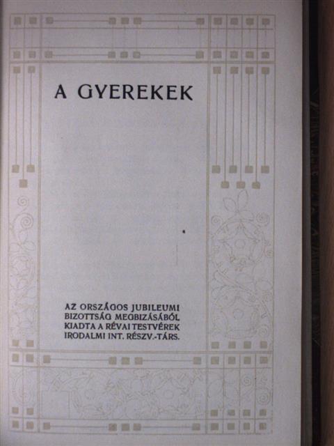 Mikszáth Kálmán - A gyerekek [antikvár]
