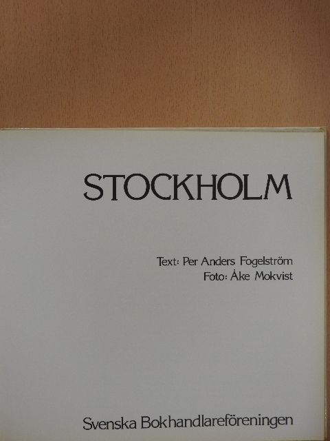 Per Anders Fogelström - Stockholm [antikvár]