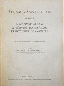 Dr. Teghze-Gerber Ferenc - Államszámviteltan II. [antikvár]