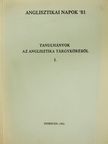Abádi Nagy Zoltán - Tanulmányok az anglisztika tárgyköréből I. (aláírt példány) [antikvár]