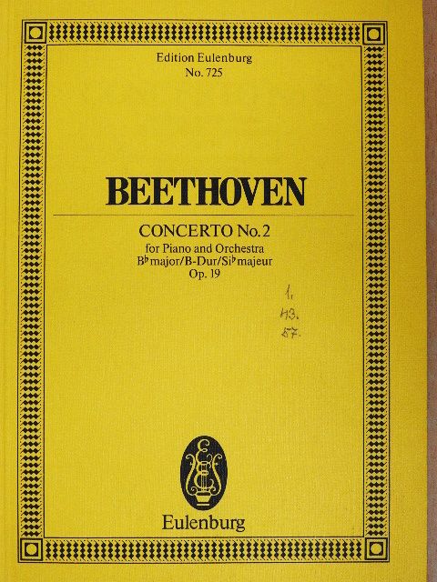 Ludwig van Beethoven - Concerto No. 2 [antikvár]