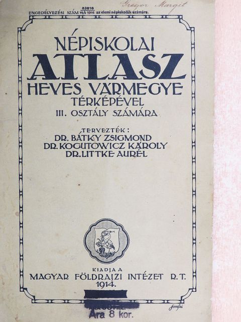 Népiskolai atlasz [antikvár]