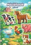 Háziállatok kifestő matricákkal