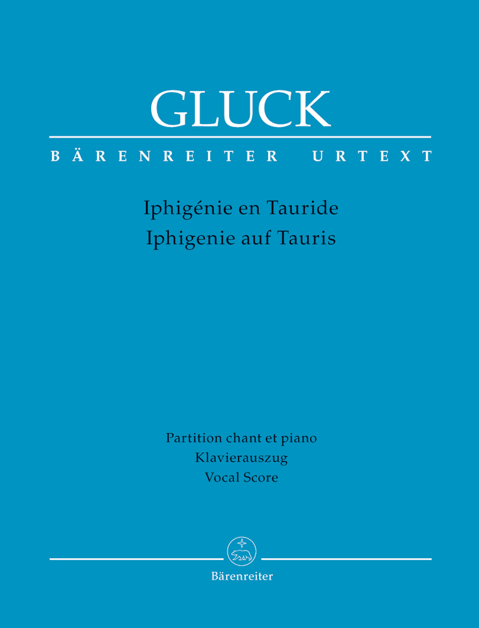 GLUCK, - IPHIGENIE AUF TAURIS. KLAVIERAUSZUG FRANCIA ÉS NÉMET SZÖVEGGEL (JÜRGEN SOMMER)