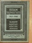 Irodalmi tájékoztató 1937-1940 [antikvár]