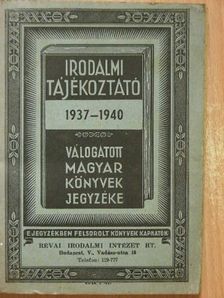 Irodalmi tájékoztató 1937-1940 [antikvár]