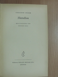 Theodor Storm - Novellen [antikvár]