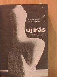 Bella István - Új Írás 1978. (nem teljes évfolyam) [antikvár]