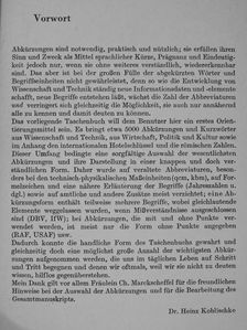 Heinz Koblischke - Taschenbuch der Abkürzungen [antikvár]