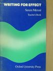 Saxon Menné - Writing for Effect - Teacher's Book [antikvár]