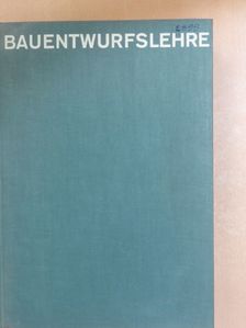 Bauentwurfslehre [antikvár]
