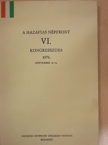 A Hazafias Népfront VI. kongresszusa [antikvár]