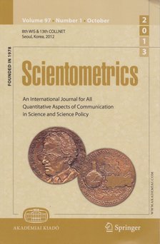 T. Braun - Scientometrics October 2013 (number 1) [antikvár]
