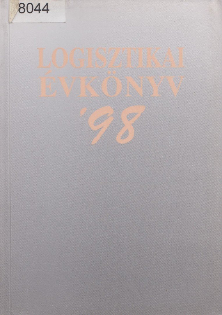 Vértes Edit - Logisztikai évkönyv '98 [antikvár]