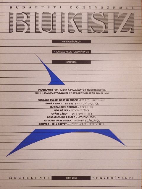 Bojtár Endre - Buksz 1999. ősz [antikvár]