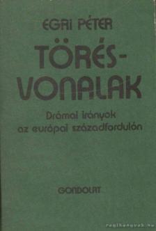 EGRI PÉTER - Törésvonalak [antikvár]