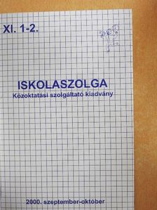 Iskolaszolga 2000. szeptember-2001. június [antikvár]