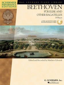 BEETHOVEN - FÜR ELISE AND OTHER BAGATELLES (14 PIECES EDITED AND RECORDED BY M. EDWARDS) + CD