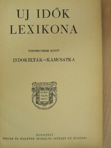Uj Idők Lexikona 14. (töredék) [antikvár]