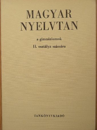 Szemere Gyula - Magyar nyelvtan [antikvár]