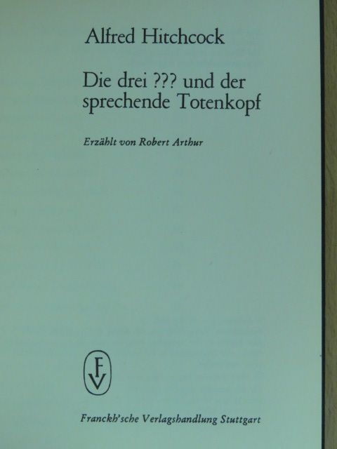 Alfred Hitchcock - Die drei ??? und der sprechende Totenkopf [antikvár]