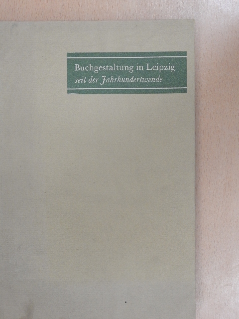 Gert Klitzke - Buchgestaltung in Leipzig [antikvár]