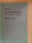 Folia Archaeologica Repertórium [antikvár]