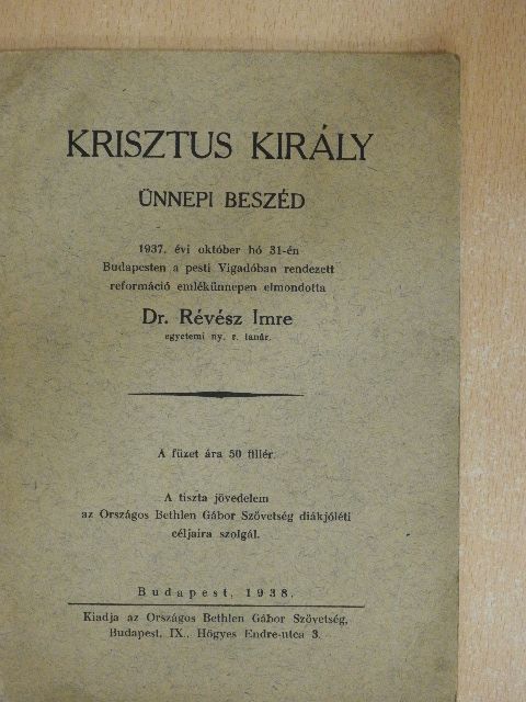 Krisztus király [antikvár]