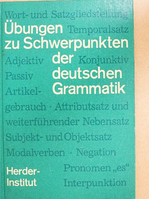 Fritz Birke - Übungen zu Schwerpunkten der deutschen Grammatik [antikvár]