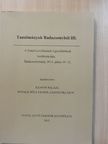 Durovics Alex - Tanulmányok Badacsonyból III. [antikvár]