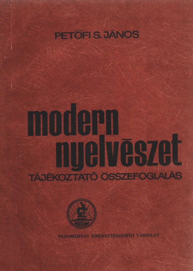 PETŐFI S. JÁNOS - Modern nyelvészet [antikvár]