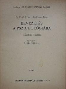 Dr. Geréb György - Bevezetés a pszichológiába [antikvár]