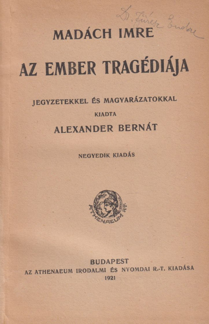 MADÁCH IMRE - Az ember tragédiája [antikvár]