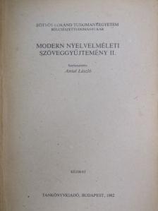A. A. Hill - Modern nyelvelméleti szöveggyűjtemény II. [antikvár]