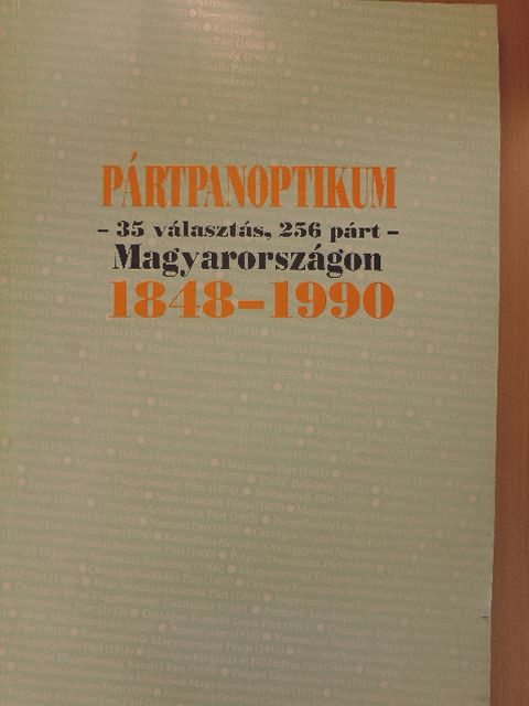 Jónás Károly - Pártpanoptikum 1848-1990 [antikvár]
