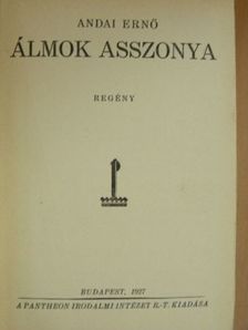 Andai Ernő - Álmok asszonya [antikvár]