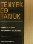 Haraszti Sándor - Befejezetlen számvetés [antikvár]