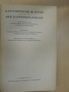 Katechetische Blätter 1956. [antikvár]