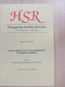 Howard Palmer - Hungarian Studies Review Fall 1981 [antikvár]